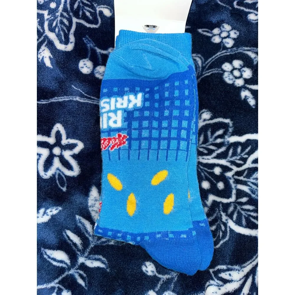 NEW! Kelloggs Rice Krispies Cereal Pattern Socks Size 6-13 Adult